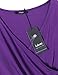 Lotusmile Sundress, Women's Wear to Work Pleated Bodycon Dress,(Medium Purple)