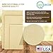 Reusable Beeswax Wrap 6 Pack, Eco Food Covers Super Cling Non-Plastic Dye Free, Odor Free Bees Wax 0 Waste Products, Eco-Wrap Biodegradable, Unbleached Cloth, Cheese Wrapping