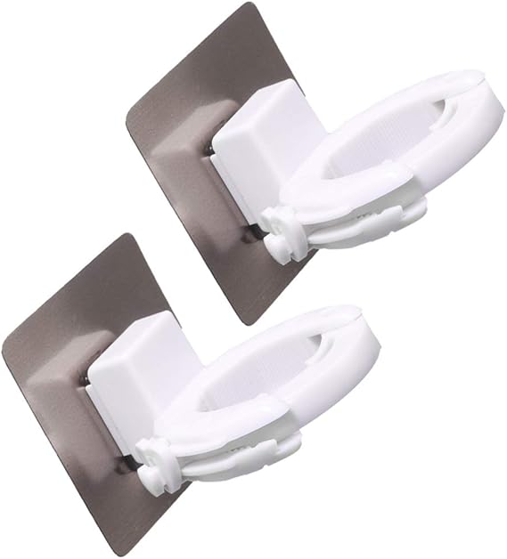 YARNOW 2pcs Wall Mounted Shampoo Holder Self Adhesive