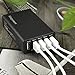 Mopower 36 Watt 7.2A Universal Portable USB Charger with Auto Detect Technology, 5-Port-Black