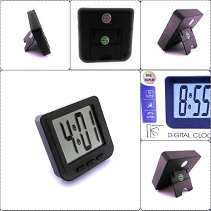 Supermall New Digital Car Clock Use For Car, Office, Home, Others (Clock In Attached Behind Magnet)