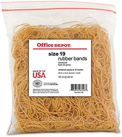 Office depot rubber bands 16oz (735854981488)