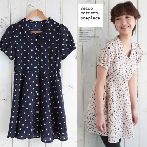 Amazon Co Jp 完璧なシルエット 上質なパフスリーブワンピース 大きいサイズ ワンピ Mサイズ フラワー 服 ファッション小物
