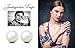 JewelryPalace 6-10mm Freshwater Cultured Pearl Button Ball Stud Earrings 925 Sterling Silver