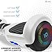 cho Power Sports Electric Hoverboard Safety Certified Hover Board Electric Self Balancing Scooter with Built in Speaker LED Lights Wheels
