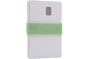 BAND[it] Minimalist Wallet – Slim Silicone Elastic Money Band – Front Pocket Credit Card Holder & Cash Strap – EDC Wallet Alternative (Green)