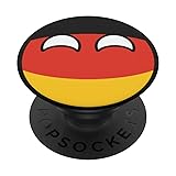 Funny Germany Countryball T-Shirt PopSockets