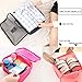 Cocoly 7pcs travel Organizers Packing Cubes Luggage Organizers Compression Pouches rosy