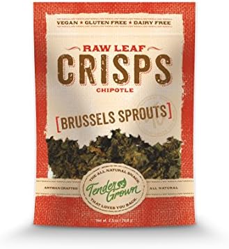 Tender Grown Crisps Raw Leaf Brussels Sprout Chipotle, 2.5 Ounce