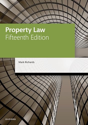 Property Law (Legal Practice Course Manuals)