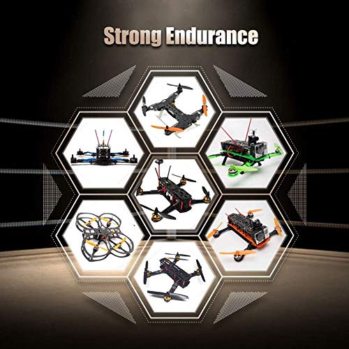 HRB 2pcs 4S 14,8V 1500mAh 45C Lipo RC Akku mit xt60 stecker für RC Evader BX Auto RC LKW RC Truggy RC Flugzeug UAV Drone… – Bild 7