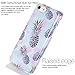 BAISRKE Phantom Pineapple Design Slim Black Bumper TPU Soft Rubber Silicone Cover Phone Case for iPhone 7 (2016) / iPhone 8 (2017) [4.7 inch]