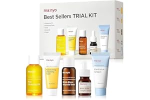 MA:NYO Best Sellers Kit | Travel size Trial & Gift Set | Pure Cleansing Oil, Pure Cleansing Foam, Bifida Biome Ampoule, Bifida Biome Toner, Panthetoin Cream | Korean Skin Care, Skin Repair Solution