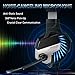 Gaming Headset for PS4, Xbox One, PC Headphones with Microphone LED Light Mic for Nintendo Switch Playstation Computer, K5 pro (Black&Blue)thumb 3