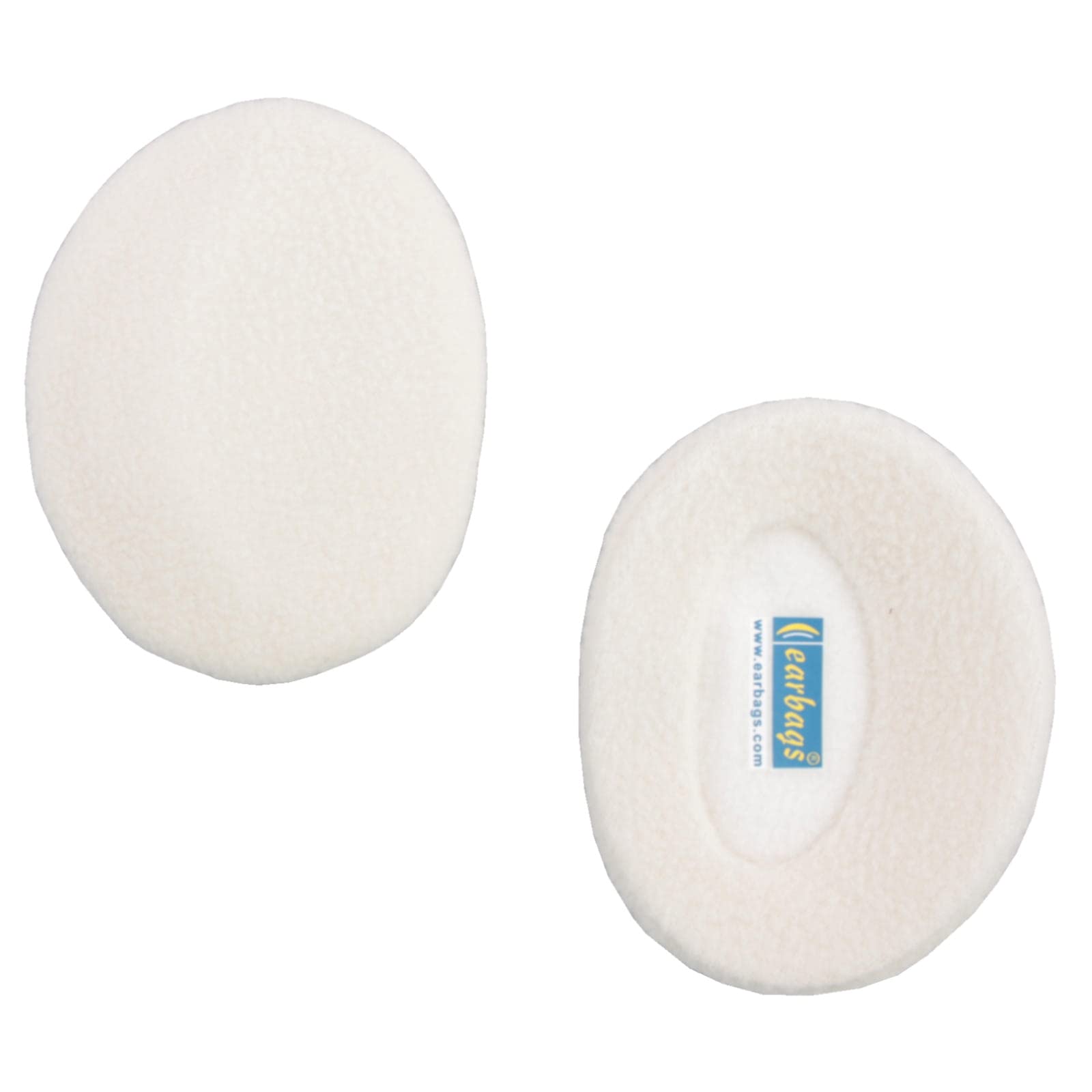 Earbags Bandless Ear Warmers/Ear Muffs - Beige - Medium