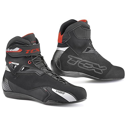 TCX Rush Mens Waterproof Motorcycle Riding Shoes Black EU42/US8.5