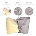 Sciatica Nerve Pain Relief Knee Pillow - Great for pains of Hip, Leg, Knee, Back and Pregnancy - Memory Foam Wedge Leg Pillow with Washable Cover(Grey)