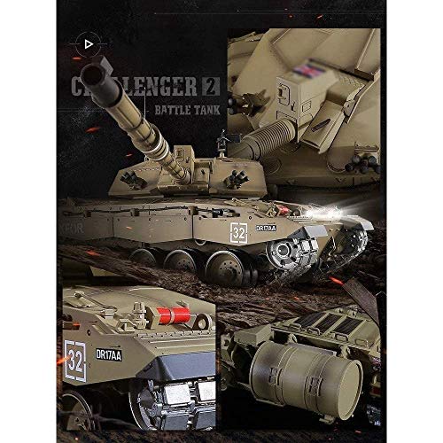 Moerc Super große 72cm RC Panzer 01.16 Semi-Legierung Militär Modell Multifunktions-Metall-Emission Spur Erwachsener… – Bild 8
