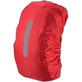 PATIKIL Waterproof Backpack Rain Cover, Non-Slip Backpack Cover with Vertical Reflective Strap Stay Dry for Hiking, Camping, Hunting