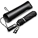Bodyguard Windproof Travel Umbrella, 10 Ribs Folding Umbrella with Teflon Coating, Auto Open and Close Compact Umbrella with Gift Leather Case