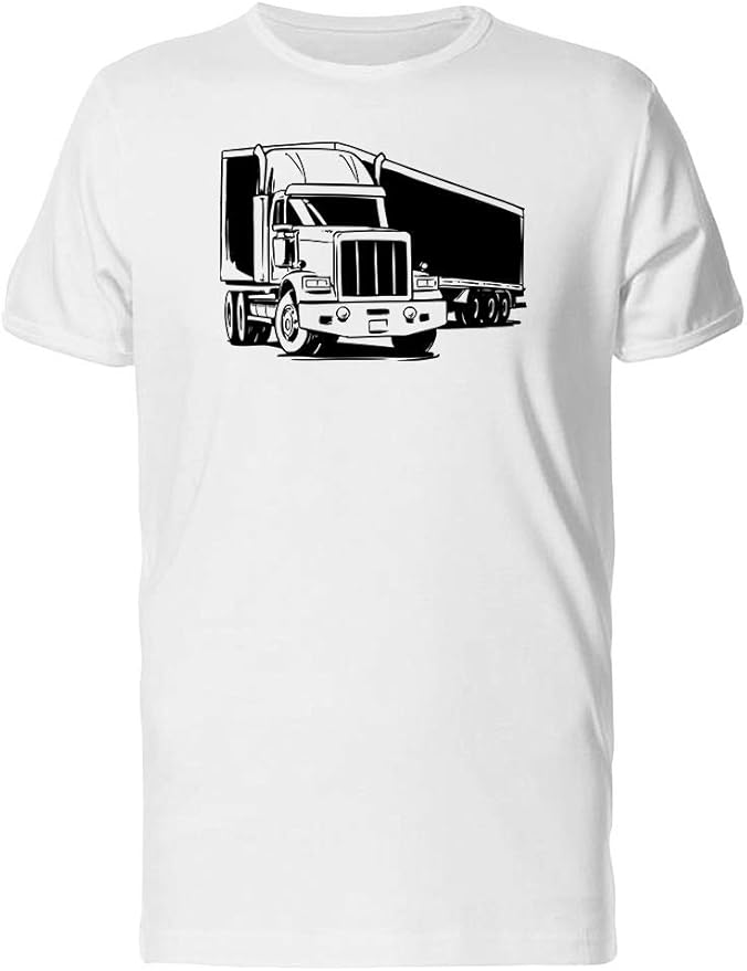 American SemiTrailer Truck Tee Men's Clothing