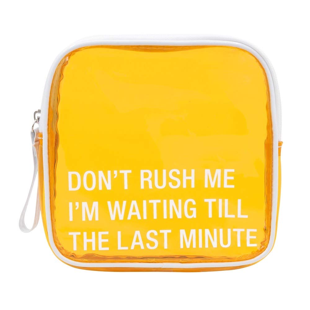 About Face Don't Rush Me Cosmetic Bag