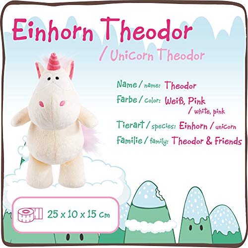 NICI Kuscheltier Einhorn Theodor 25 cm I Einhorn Plüschtier für Mädchen & Jungen ab 12 Monaten I Süßes Stofftier aus… – Bild 4