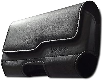 iPhone 6s Plus Holster, Debin Apple iPhone 6 6s Plus Belt Clip Case with Loops Leather Belt Pouch Holster Cover (XL Size Fits iPhone 6s Plus Phone with Otterbox / Lifeproof / Spigen Armor Case On)