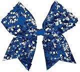 Dangle Sequin Performance Hair Bow Seq Royal