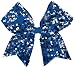 Dangle Sequin Performance Hair Bow Seq Royal