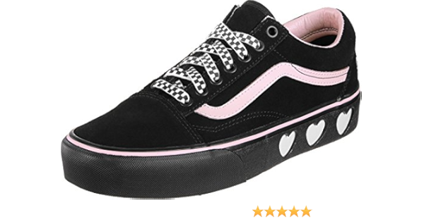 vans plataforma rosas