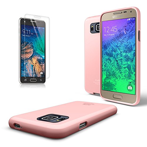 Samsung Galaxy Alpha Case, Cellto [Scratch Resistant] Super Slim Case / Cover with TPU Bumper [SM-N910S / SM-N910C] (Baby Pink)