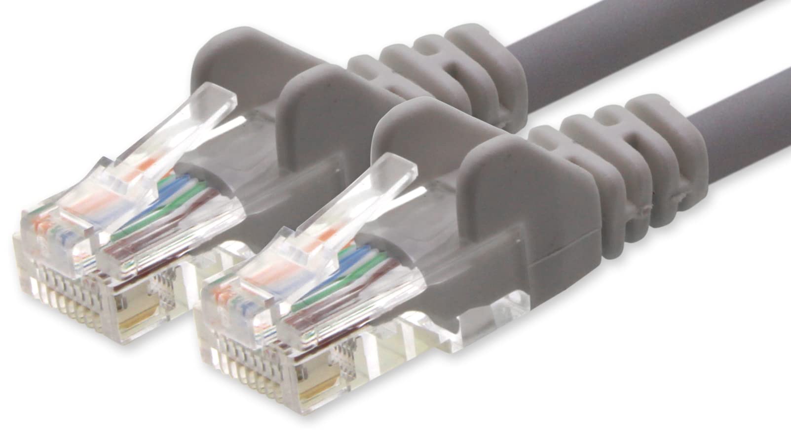 1aTTack.de Network cable Cat.6 - gray - 1x - 10m - CAT6 Ethernet cable Lanka cable 1000 Mbits patch cable