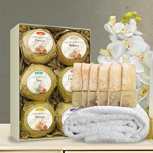 Premium Organic Bath Bombs – 100% Natural Ultra Lush Essential Oil Spa Bomb - Great Gift!