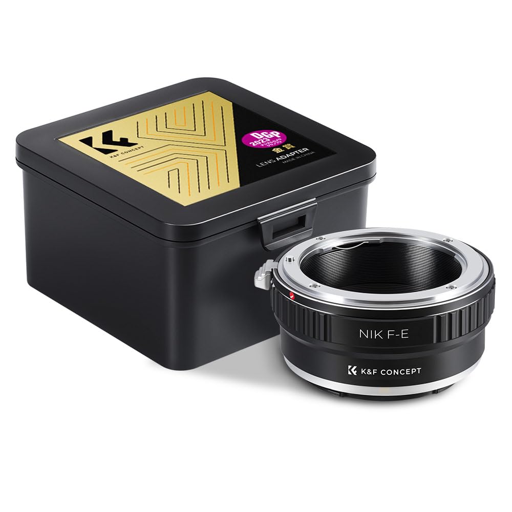 K&F CONCEPT Nikon AI to NEX Lens Mount Adapter For Nikon AI/F Mount Lens to Sony Alpha E Mount Cameras