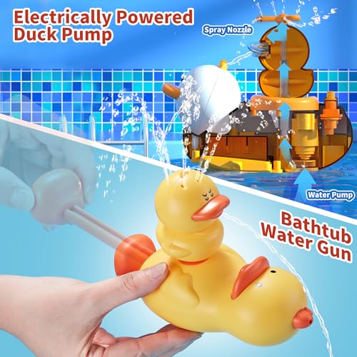 Electric Bath Toys for Toddlers 13,Baby Bath Toys No Mold Bathtub