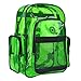 Green Clear Transparent PVC Multi-pockets School Backpack/ Outdoor Backpack