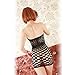 King Love Sexy Lingerie Mesh Hole Baby Doll Strapless Dress One Size Fits All for Women (M-L) Black