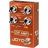 JOYO Compression Overdrive Guitar Pedal, 3-Mode COMP Toggle from Clean Boost to Rich Crunch with 2-Band EQ, True Bypass (ZIP AMP R-04)
