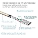 Type C, iOrange-E 2 Pack 6.6 Ft (2M) Braided Cable for OnePlus 2, Nexus 5X, Nexus 6P, New Macbook 12 inch, Lumia 950, ChromeBook Pixel, Nokia N1 Tablet, LG G5, HTC 10 and More, Black & Gold