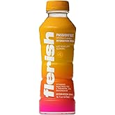 FLERISH Enhanced Hydration Drink, Passionfruit Flavor - Watermelon Based Electrolytes with L-Theanine & Magnesium - 16 fl oz (Pack of 12)