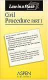 Law in a Flash Cards : Civil Procedure I, Emanuel, Steven, 0735551693