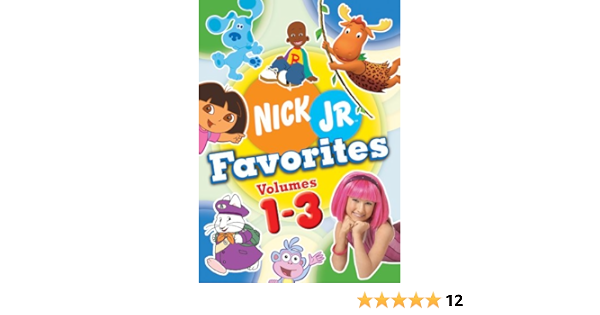 Amazon Com Nick Jr Favorites Boxed Set Vol 1 3 Fatima Ptacek Regan Mizrahi Alexandria Suarez Caitlin Sanchez Steve Burns Jamie Watson Rebecca Peters Billy Rosemberg Samantha Morton Julie Lemieux Sarah Lewis Nicholas