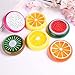 6PC Crystal Fruit Clay Rubber Mud Intelligent Hand Gum Plasticine Slime Kid Toys For Any Child Favor, Gift, Birthday-By Gbell