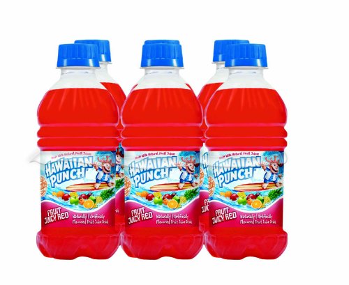 HAWAIIAN PUNCH FRUIT JUICY RED, 10 OZ (6...