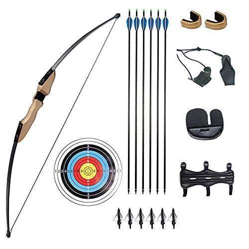Vogbel Archery Takedown Bow and Arrows Set for Adults 30lb 40lb Longbow