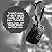 Paracord Survival Fishing Kit - Compass, Fire Starter Rod, Tinder, Eye Knife, Weights, Swivels, Fishing Hooks, Floats, Line, Tin Foil, Carabiner - for Camping and Emergencies (Black)