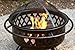 Serenelife Endless Summer, WAD792SP, Bronze Crossweave Firebowl Fire Pit Outdoor Firepit