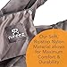 Monkey Mat - Fur-EEZ Pet Sling Carrier | Ultra Portable and Hands-Free Sling - Attached Small Pouch, Collar Latch, and Loop for Dogs, Cats, Bunnies Under 12 lbs