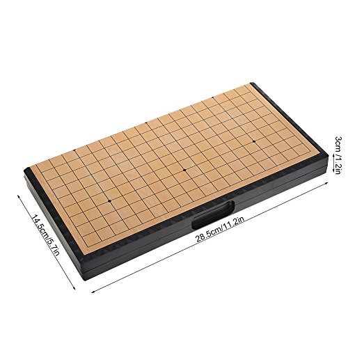 11 Inches Go Game Set , Travel Foldable Board Game Set with